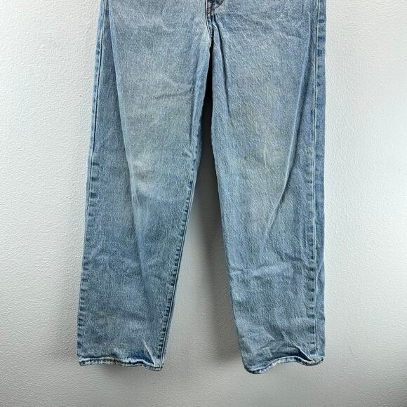 Leiv's Ribcage Straight Ankle Jeans Premium Denim Medium Wash 27 - Picture 5 of 16